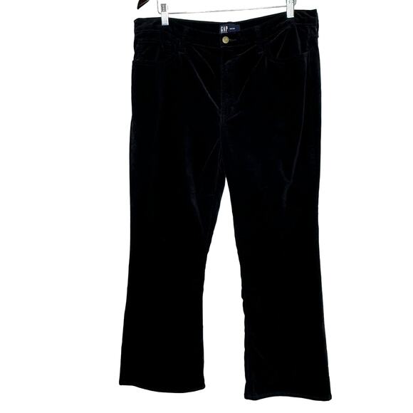 Gap‎ 70s flare black velvet pants - Picture 1 of 12